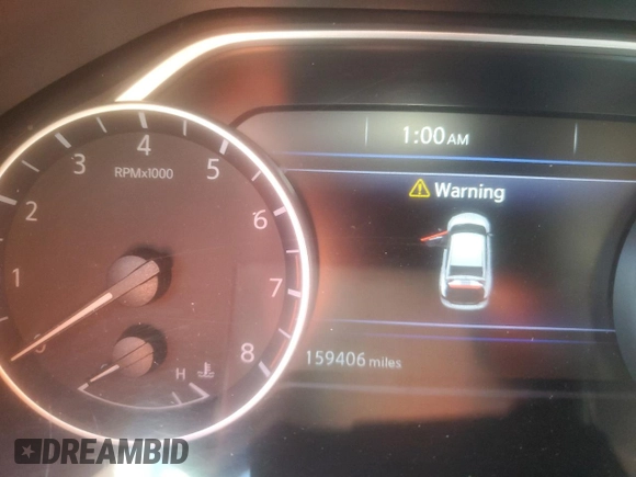 2016 Nissan Maxima SL with VIN 1N4AA6AP8GC447237, listed as a Copart auction lot 45844475 with 159,406 mi miles and Salvage Title. Bid and sale history available at DreamBid. Image 9.