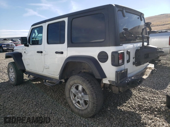 2022 Jeep Wrangler Unlimited Willys with VIN 1C4HJXDM6NW182023, listed as a Copart auction lot 74382123 with Not Provided miles and . Bid and sale history available at DreamBid. Image 2.