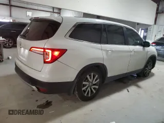 2020 Honda Pilot EX-L with VIN 5FNYF5H50LB016462, listed as a Copart auction lot 46179725 with 99,599 mi miles and Salvage Title. Bid and sale history available at carsss.com. Image 3.
