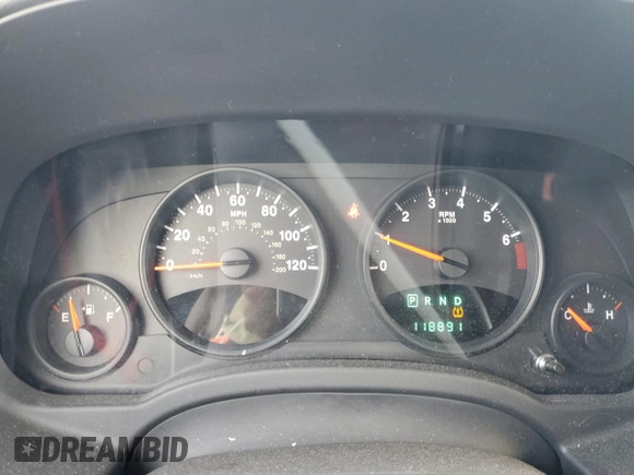 2012 Jeep Compass Sport with VIN 1C4NJDBB0CD623897, listed as a Copart auction lot 53256855 with 118,891 mi miles and Salvage Title. Bid and sale history available at carsss.com. Image 9.