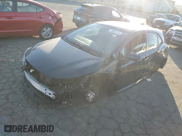 2020 Toyota Corolla Hatchback XSE with VIN JTNC4RBE3L3079340, listed as a Copart auction lot 79960214 with 56,119 mi miles and Salvage Title. Bid and sale history available at carsss.com. Image 1.
