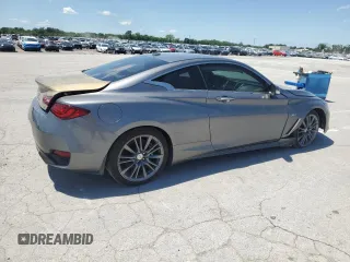 2017 Infiniti Q60 Premium z VIN JN1EV7EKXHM360345, wystawiony jako Copart lot #57509495 z przebiegiem 64 940 mil mil oraz Czysty tytuł • Clean title. Historia ofert i sprzedaży dostępna na DreamBid. Obrazek 3.