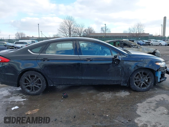 2018 Ford Fusion SE with VIN 3FA6P0HD1JR264641, listed as a IAAI auction lot 41366906 with 116,785 mi miles. Bid and sale history available at carsss.com. Image 12.