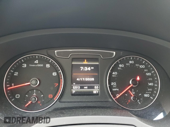 2018 Audi Q3 Premium Plus with VIN WA1HCCFS7JR022640, listed as a Copart auction lot 53517985 with 52,513 mi miles and Salvage Title. Bid and sale history available at carsss.com. Image 9.