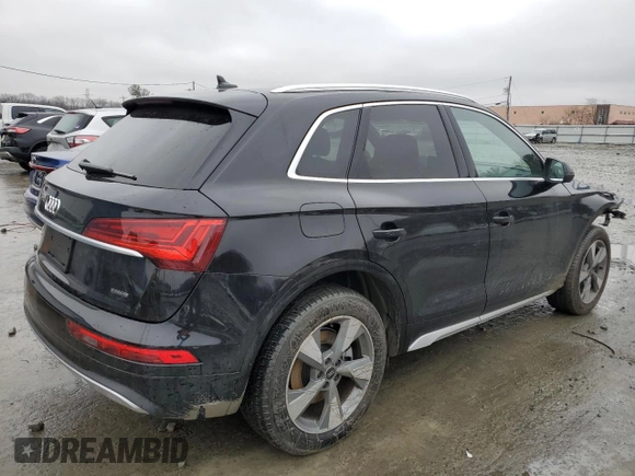 2024 Audi Q5 Premium with VIN WA1ABAFY0R2100659, listed as a Copart auction lot 45125755 with 6,175 mi miles and Salvage Title. Bid and sale history available at carsss.com. Image 3.