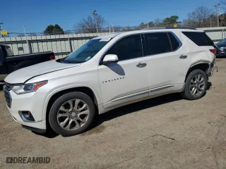2018 Chevrolet Traverse Premier with VIN 1GNEVJKW2JJ160639, listed as a Copart auction lot 46428245 with 118,182 mi miles and Salvage Title. Bid and sale history available at carsss.com. Image 1.