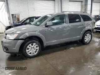2019 Dodge Journey SE with VIN 3C4PDCBBXKT707857, listed as a Copart auction lot 85672644 with 61,568 mi miles and Salvage Title. Bid and sale history available at DreamBid. Image 1.