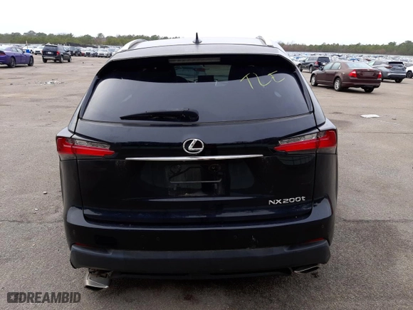 2016 Lexus NX 200t with VIN JTJYARBZ9G2043828, listed as a Copart auction lot 73540862 with 42,824 mi miles. Bid and sale history available at carsss.com. Image 6.