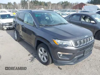 2020 Jeep Compass Latitude w/Sun/Safety Pkg with VIN 3C4NJCBB9LT130367, listed as a IAAI auction lot 41268917 with 44,892 mi miles. Bid and sale history available at carsss.com. Image 1.