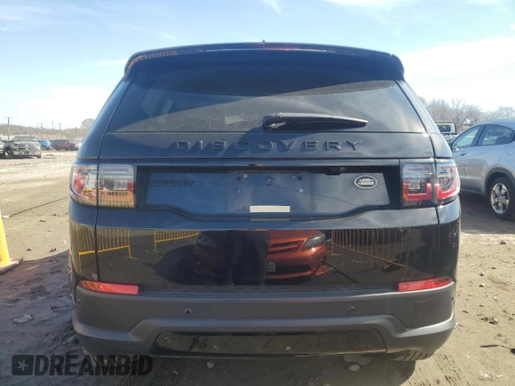2023 Land Rover Discovery Sport S with VIN SALCJ2FX1PH322323, listed as a Copart auction lot 45913485 with 37,263 mi miles and Salvage Title. Bid and sale history available at carsss.com. Image 6.