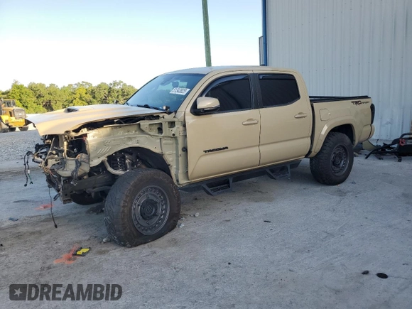2018 Toyota Tacoma SR5 with VIN 5TFAZ5CN5JX055759, listed as a Copart auction lot 51343825 with 95,864 mi miles and Salvage Title. Bid and sale history available at DreamBid. Image 1.