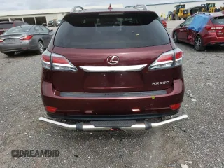 2013 Lexus RX 350 with VIN JTJBK1BA4D2034609, listed as a Copart auction lot 52022985 with 99,542 mi miles and Salvage Title. Bid and sale history available at carsss.com. Image 6.