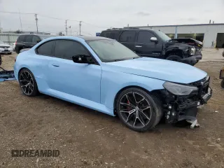 2023 BMW M2 z VIN 3MF13DM00P8D30554, wystawiony jako Copart lot #51641785 z przebiegiem 14 572 mil mil oraz Szkody całkowita. Historia ofert i sprzedaży dostępna na DreamBid. Obrazek 4.