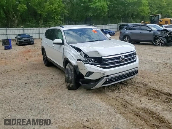 2023 Volkswagen Atlas SE with VIN 1V2WR2CA5PC557834, listed as a Copart auction lot 52765575 with 63,991 mi miles and Salvage title. Bid and sale history available at DreamBid. Image 11.
