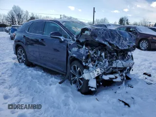 2022 Lexus RX with VIN 2T2HZMDA0NC362146, listed as a Copart auction lot 88264515 with 0 mi miles and Salvage Title. Bid and sale history available at carsss.com. Image 4.