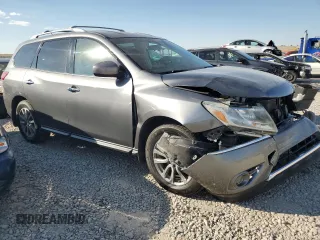 2016 Nissan Pathfinder S with VIN 5N1AR2MM0GC658134, listed as a Copart auction lot 74589594 with 163,451 mi miles and Salvage Title. Bid and sale history available at carsss.com. Image 4.