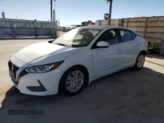 2020 Nissan Sentra S with VIN 3N1AB8BV3LY253221, listed as a Copart auction lot 87186584 with 41,380 mi miles and Salvage Title. Bid and sale history available at DreamBid. Image 1.