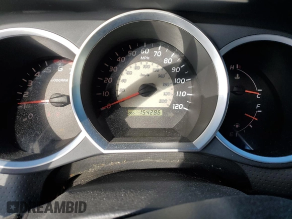 2005 Toyota Tacoma with VIN 5TEUU42N65Z037986, listed as a Copart auction lot 48816565 with 154,286 mi miles and Salvage Title. Bid and sale history available at DreamBid. Image 9.