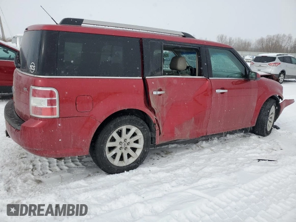 2011 Ford Flex SEL with VIN 2FMGK5CC9BBD05778, listed as a Copart auction lot 45463585 with 0 mi miles and Clean Title. Bid and sale history available at carsss.com. Image 3.