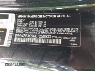 2012 MINI Convertible S z VIN WMWZP3C56CT250533, wystawiony jako IAAI lot #41506301 z przebiegiem 89 854 mil mil oraz . Historia ofert i sprzedaży dostępna na DreamBid. Obrazek 9.