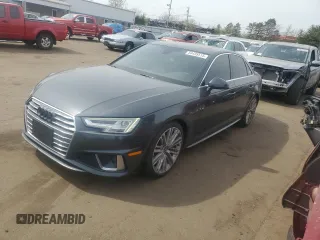 2019 Audi A4 Premium Plus z VIN WAUENAF4XKA035436, wystawiony jako Copart lot #54435515 z przebiegiem 113 486 mil mil oraz Szkoda całkowita • Salvage title. Historia ofert i sprzedaży dostępna na DreamBid. Obrazek 1.