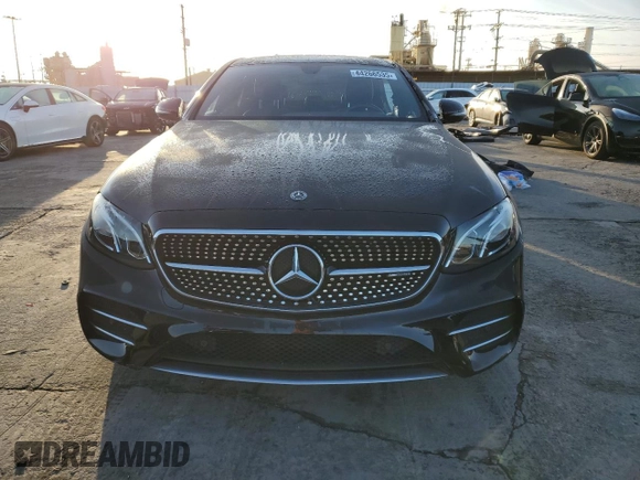 2018 Mercedes-Benz E-Class AMG E 43 with VIN WDDZF6EB9JA391833, listed as a Copart auction lot 44266535 with 38,366 mi miles and Salvage Title. Bid and sale history available at carsss.com. Image 5.