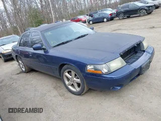 2003 Mercury Marauder with VIN 2MEHM75V33X674412, listed as a IAAI auction lot 41879734 with 181,984 mi miles. Bid and sale history available at carsss.com. Image 1.