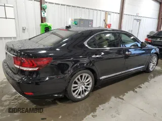 2014 Lexus LS 460 L with VIN JTHGL1EF6E5051262, listed as a Copart auction lot 79604764 with 63,965 mi miles and Salvage Title. Bid and sale history available at DreamBid. Image 3.