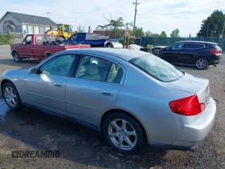 2003 Infiniti G35 w/Leather with VIN JNKCV51EX3M025635, listed as a IAAI auction lot 42162700 with 147,573 mi miles and . Bid and sale history available at DreamBid. Image 3.