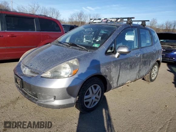2008 Honda Fit with VIN JHMGD37438S049835, listed as a Copart auction lot 87882035 with 218,849 mi miles and Clean Title. Bid and sale history available at carsss.com. Image 1.