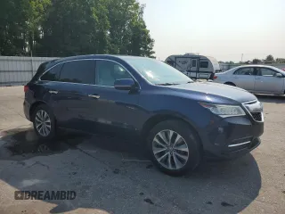 2014 Acura MDX Technology with VIN 5FRYD3H4XEB005620, listed as a Copart auction lot 57962935 with 229,452 mi miles and Salvage title. Bid and sale history available at DreamBid. Image 4.