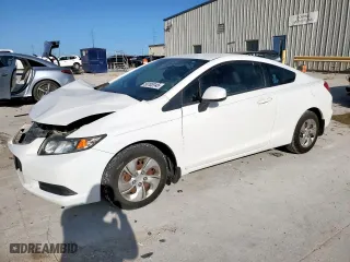 2013 Honda Civic Cpe LX with VIN 2HGFG3B56DH513465, listed as a Copart auction lot 50105145 with 63,443 mi miles and Salvage Title. Bid and sale history available at carsss.com. Image 1.