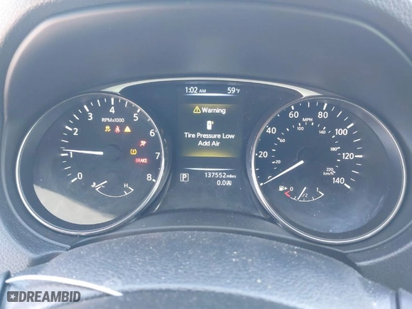 2016 Nissan Rogue SV with VIN KNMAT2MT4GP712430, listed as a IAAI auction lot 41641488 with 137,552 mi miles. Bid and sale history available at carsss.com. Image 7.