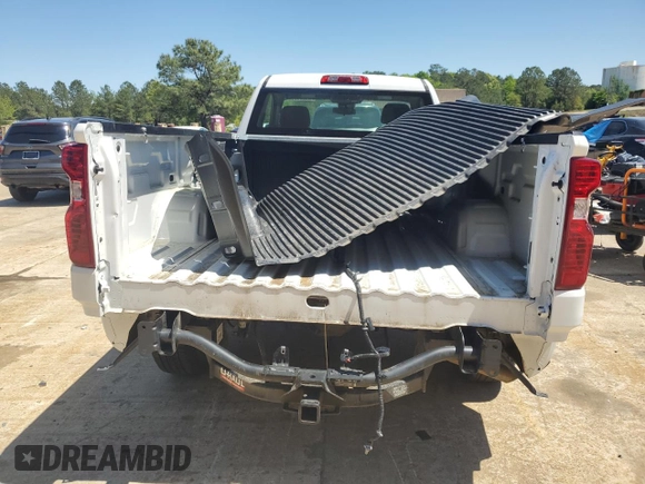 2024 Chevrolet Silverado 1500 Work Truck with VIN 3GCNAAEDXRG334985, listed as a Copart auction lot 53078885 with 10,917 mi miles and Salvage Title. Bid and sale history available at carsss.com. Image 6.