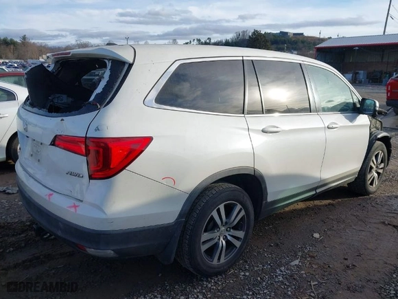2016 Honda Pilot EX-L with VIN 5FNYF6H59GB025365, listed as a IAAI auction lot 41118130 with 141,530 mi miles. Bid and sale history available at carsss.com. Image 4.