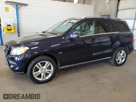2012 Mercedes-Benz M 350 with VIN 4JGDA5HB4CA022711, listed as a Copart auction lot 56495635 with 99,461 mi miles and Salvage title. Bid and sale history available at DreamBid. Image 1.