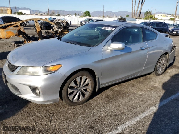 2013 Honda Accord Cpe EX-L with VIN 1HGCT1B84DA012909, listed as a Copart auction lot 46342385 with 85,761 mi miles and Salvage Title. Bid and sale history available at carsss.com. Image 1.