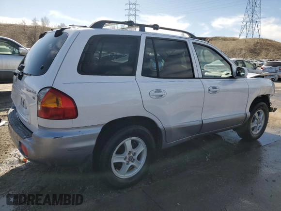 2004 Hyundai Santa Fe GLS with VIN KM8SC13DX4U840575, listed as a Copart auction lot 48711555 with 130,096 mi miles and Salvage Title. Bid and sale history available at DreamBid. Image 3.
