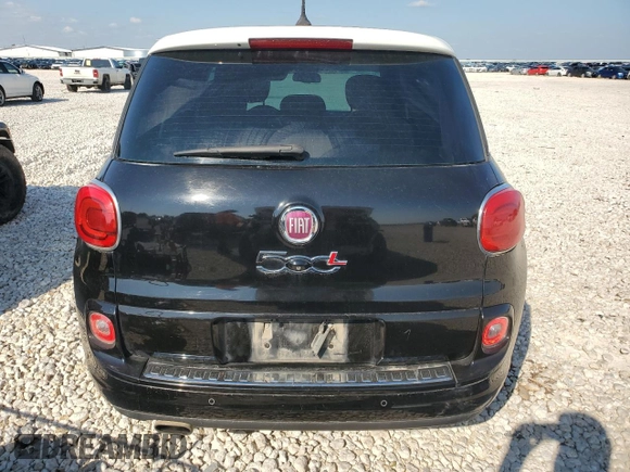 2014 FIAT 500L Lounge with VIN ZFBCFACH1EZ007287, listed as a Copart auction lot 70190834 with 226,479 mi miles and Salvage Title. Bid and sale history available at carsss.com. Image 6.