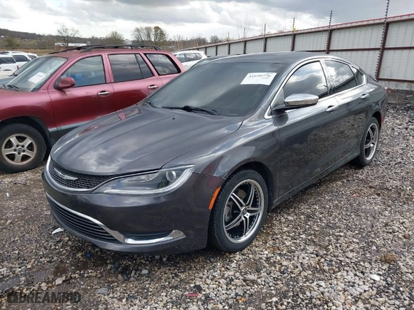 2016 Chrysler 200 Limited with VIN 1C3CCCAB8GN178407, listed as a IAAI auction lot 41690776 with NaN miles. Bid and sale history available at carsss.com. Image 2.