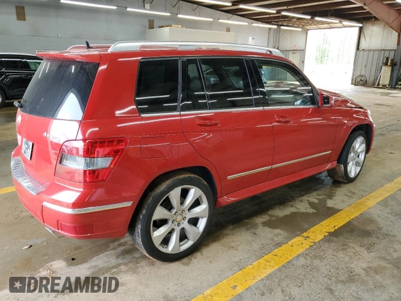 2010 Mercedes-Benz GLK 350 with VIN WDCGG8HB4AF315682, listed as a Copart auction lot 51709235 with Not Provided miles and Salvage Title. Bid and sale history available at carsss.com. Image 3.