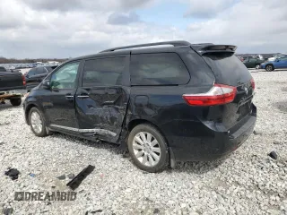 2015 Toyota Sienna Ltd with VIN 5TDDK3DC6FS124667, listed as a Copart auction lot 52009895 with 190,738 mi miles and Clean Title. Bid and sale history available at carsss.com. Image 2.