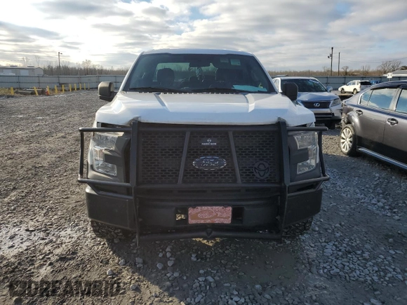 2017 Ford F-150 XL with VIN 1FTEX1CF3HFB35523, listed as a Copart auction lot 41364225 with 151,518 mi miles and Salvage Title. Bid and sale history available at carsss.com. Image 5.