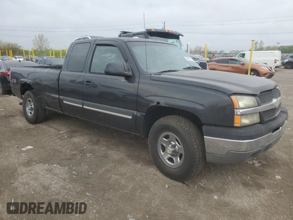 2004 Chevrolet Silverado 1500 Z71 with VIN 1GCEK19T04E229483, listed as a Copart auction lot 53827225 with 209,715 mi miles and Salvage Title. Bid and sale history available at DreamBid. Image 4.