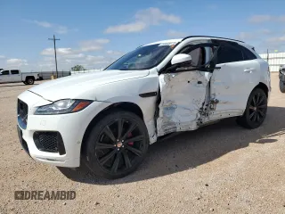 2019 Jaguar F-Pace S z VIN SADCM2FV2KA358900, wystawiony jako Copart lot #55608875 z przebiegiem Nie podano mil oraz Szkoda całkowita • Salvage title. Historia ofert i sprzedaży dostępna na DreamBid. Obrazek 1.