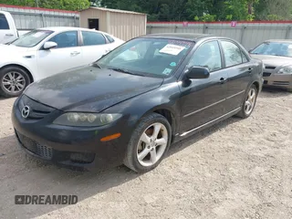 2008 Mazda 6 i Sport VE with VIN 1YVHP80CX85M21272, listed as a IAAI auction lot 42049348 with 240,304 mi miles. Bid and sale history available at carsss.com. Image 2.