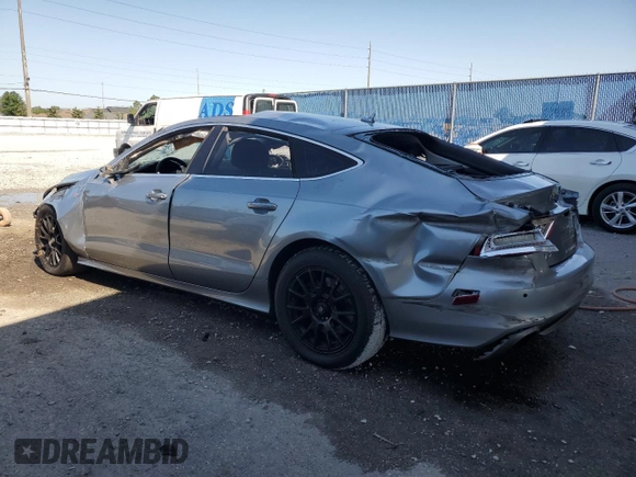 2012 Audi A7 3.0 Prestige with VIN WAUSGAFC1CN032360, listed as a Copart auction lot 52434755 with 0 mi miles and Salvage Title. Bid and sale history available at carsss.com. Image 2.