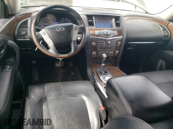 2017 Infiniti QX80 z VIN JN8AZ2NF3H9644462, wystawiony jako Copart lot #50881475 z przebiegiem 162 826 mil mil oraz Szkoda całkowita • Salvage title. Historia ofert i sprzedaży dostępna na DreamBid. Obrazek 8.