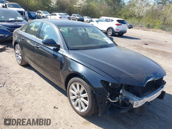 2014 Audi A6 2.0T Premium Plus with VIN WAUDFAFC5EN028214, listed as a IAAI auction lot 41784341 with 178,289 mi miles. Bid and sale history available at carsss.com. Image 1.