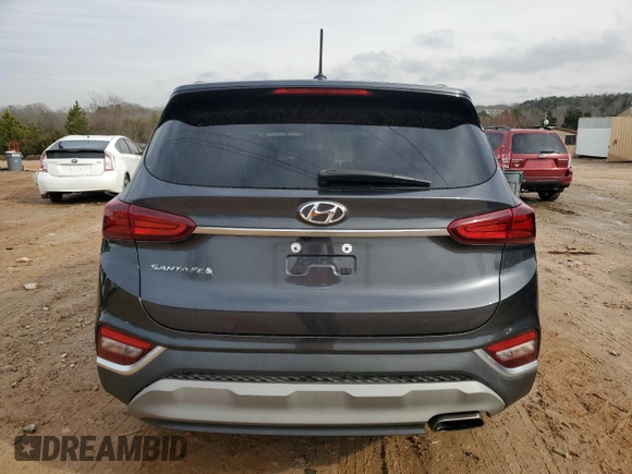 2020 Hyundai Santa Fe SE with VIN 5NMS23AD8LH188373, listed as a Copart auction lot 45139515 with 72,371 mi miles and Salvage Title. Bid and sale history available at carsss.com. Image 6.